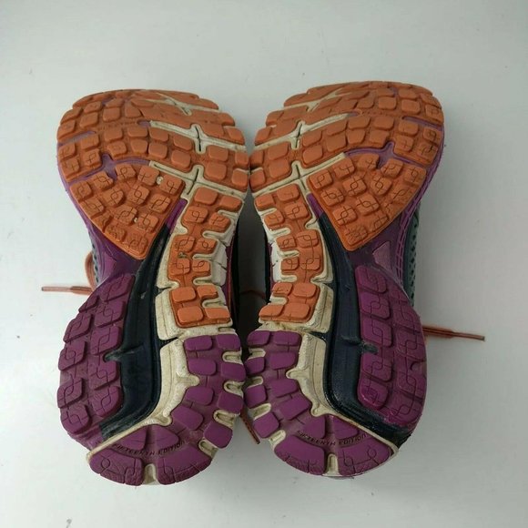 Brooks Women's Adrenaline GTS 15 Blue Purple Shoes - Picture 9 of 12